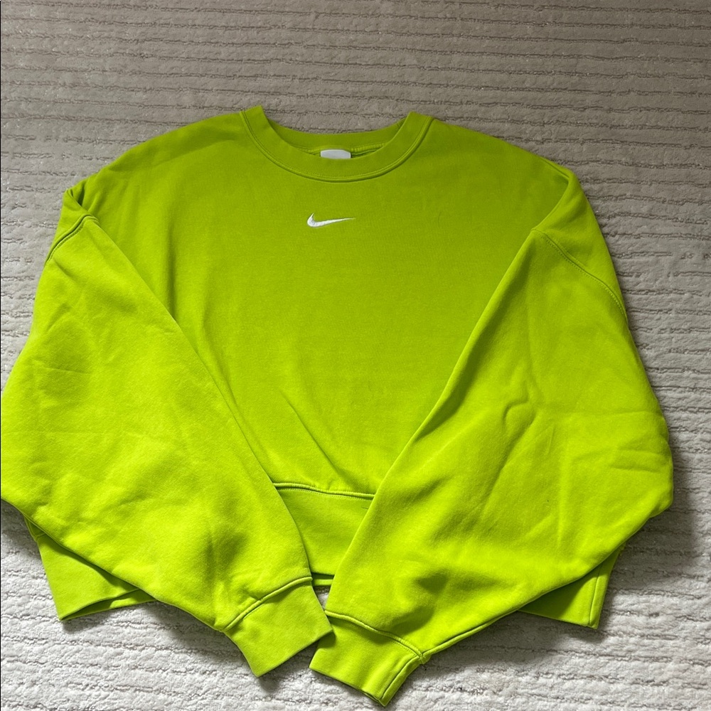Nike Women’s Bright Lime Crewneck Sweater